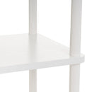 Estantería blanca de 4 baldas