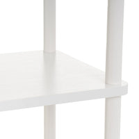 Estantería blanca de 4 baldas