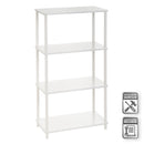 Estantería blanca de 4 baldas