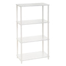 Estantería blanca de 4 baldas