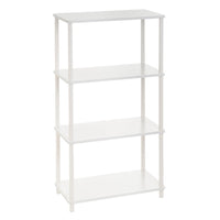Estantería blanca de 4 baldas
