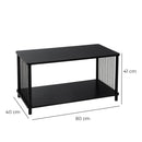 Mesa de centro con estante Manila