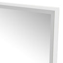 Espejo de pared blanco y gris de 54x44 cm