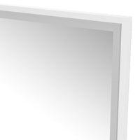 Espejo de pared blanco y gris de 54x44 cm