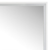 Espejo de pared blanco de 54x74 cm