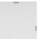 Espejo de pared blanco y gris