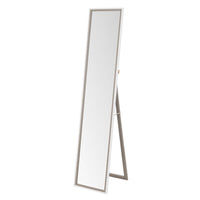 Espejo de pie blanco y gris de 154 cm