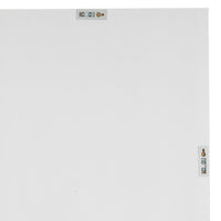 Espejo de pared blanco y natural