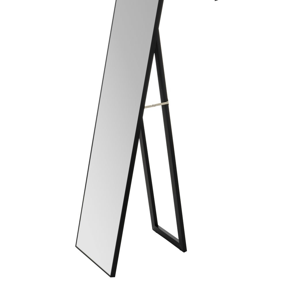 Espejo de pie negro de 151 cm