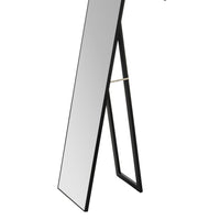 Espejo de pie negro de 151 cm