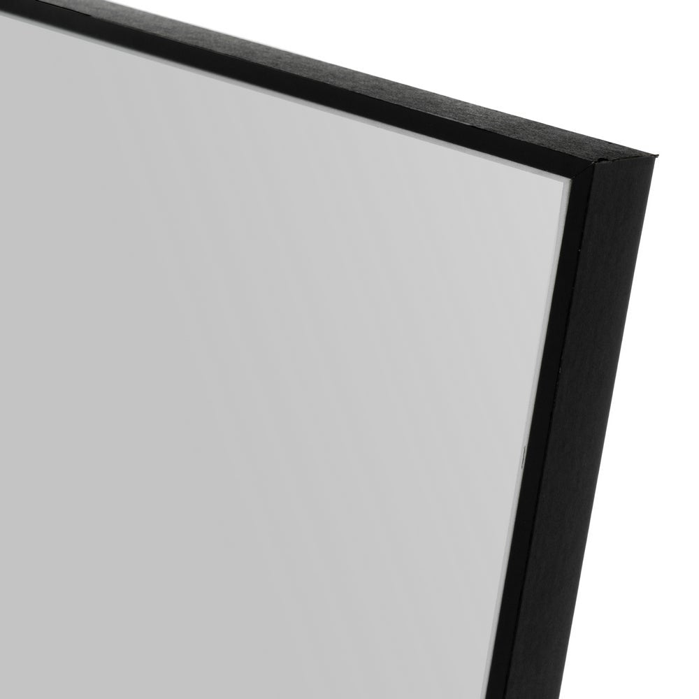 Espejo de pie negro de 151 cm