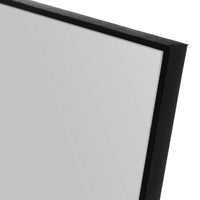 Espejo de pie negro de 151 cm