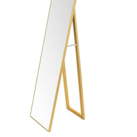 Espejos de pie dorado de 151 cm