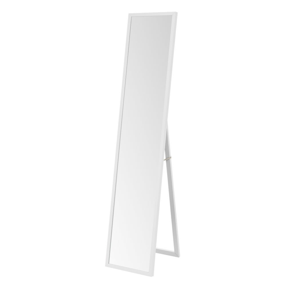 Espejo de pie blanco de 153x33 cm