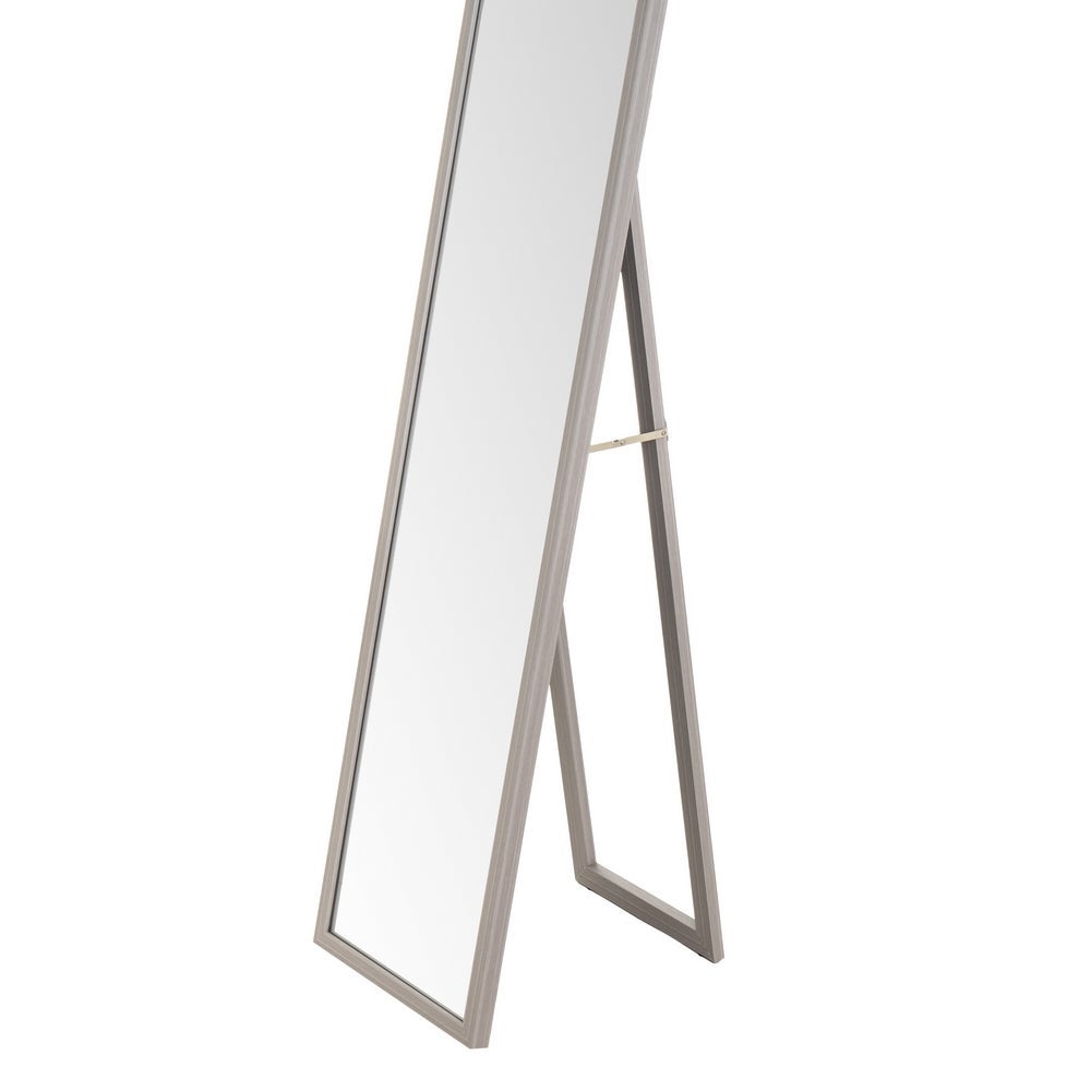 Espejo de pie gris de 153 cm