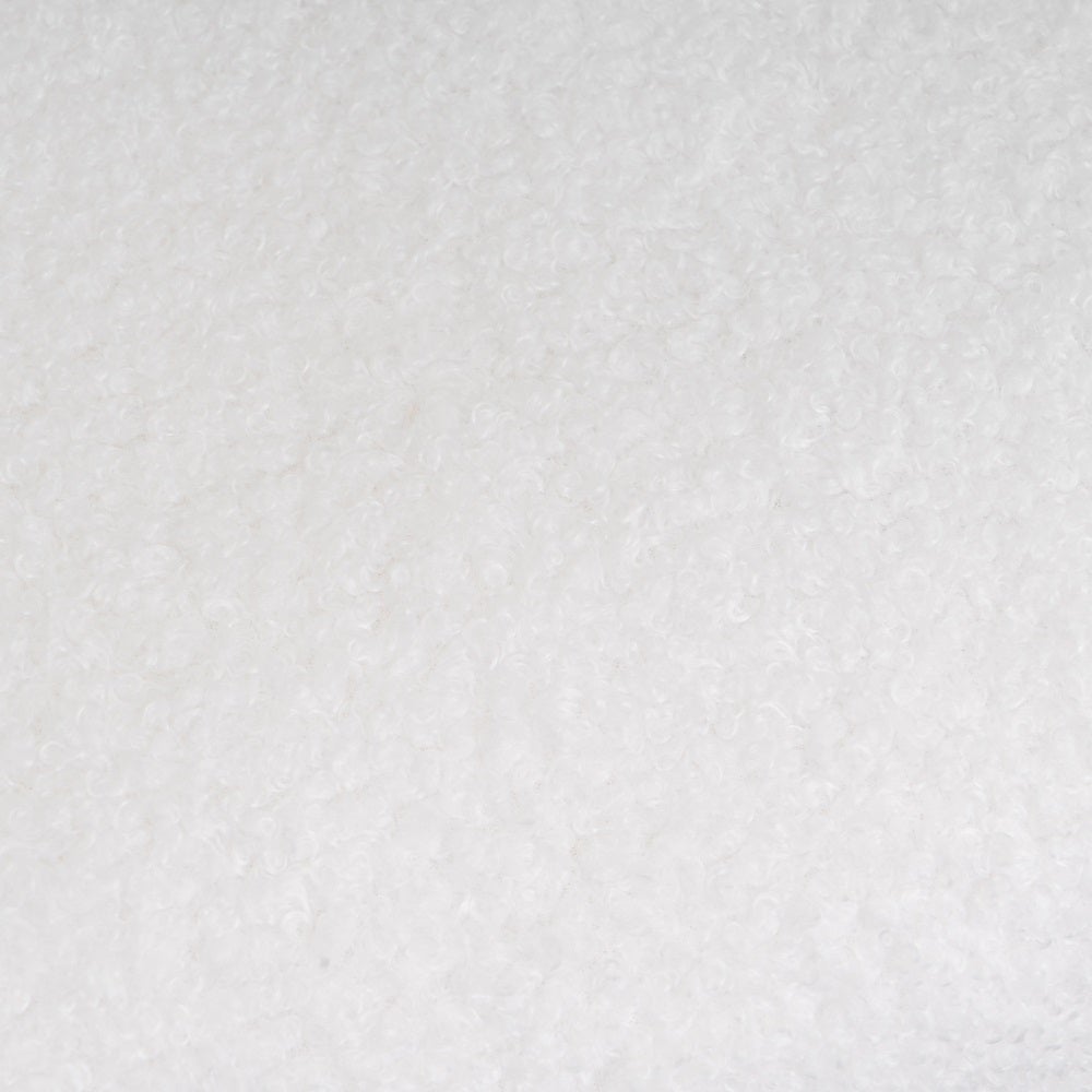 Manta de forro polar blanca de 130x160 cm