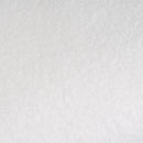 Manta de forro polar blanca de 130x160 cm