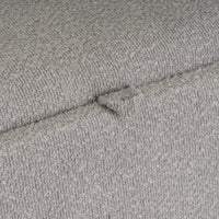 Puff  gris con almacenaje