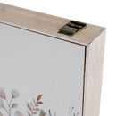 Tapa contador blanco de flores