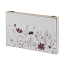 Tapa contador blanco de flores