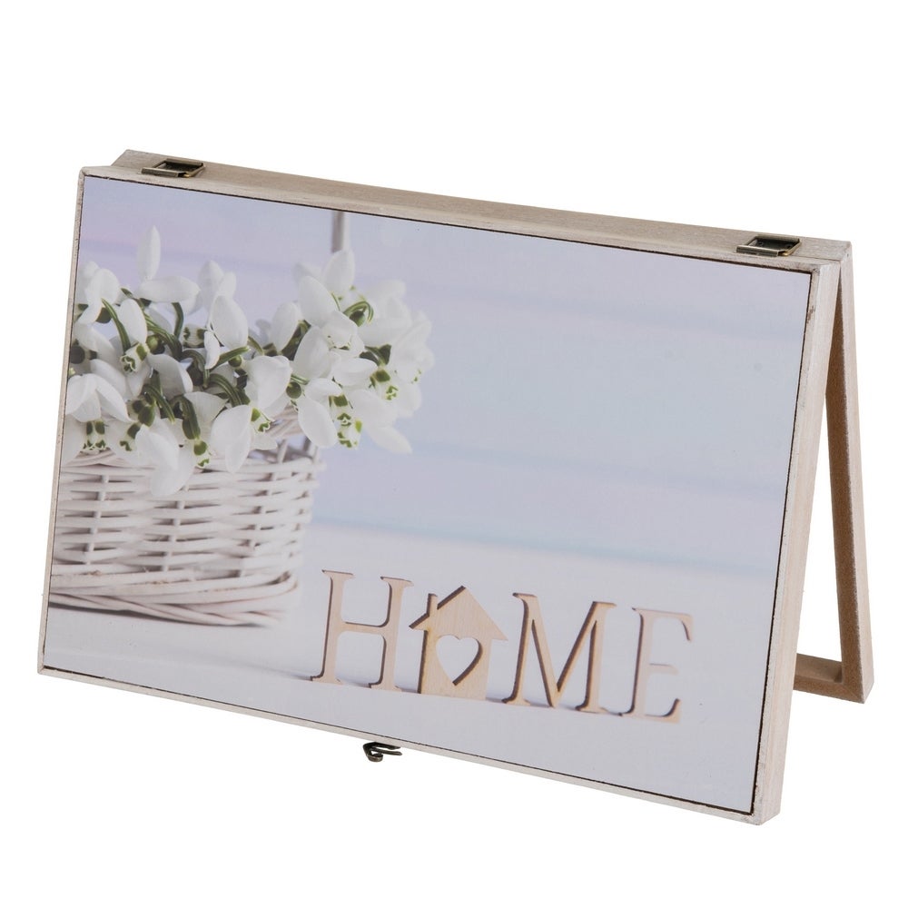 Tapa contador con fotografía de Cesta y Flores