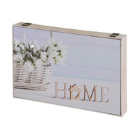 Tapa contador con fotografía de Cesta y Flores