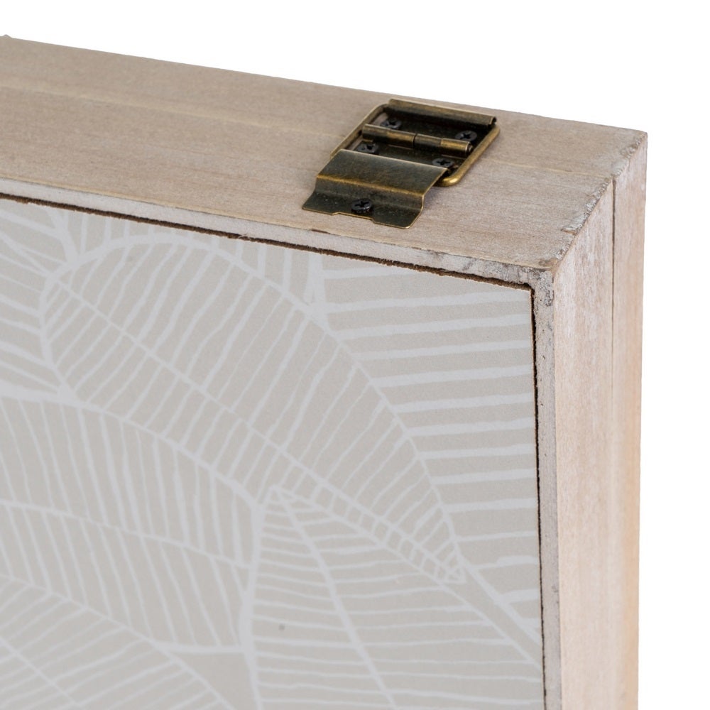 Tapa Contador con Hojas color Blanco