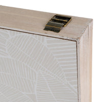 Tapa Contador con Hojas color Blanco