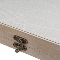 Tapa Contador con Hojas color Blanco