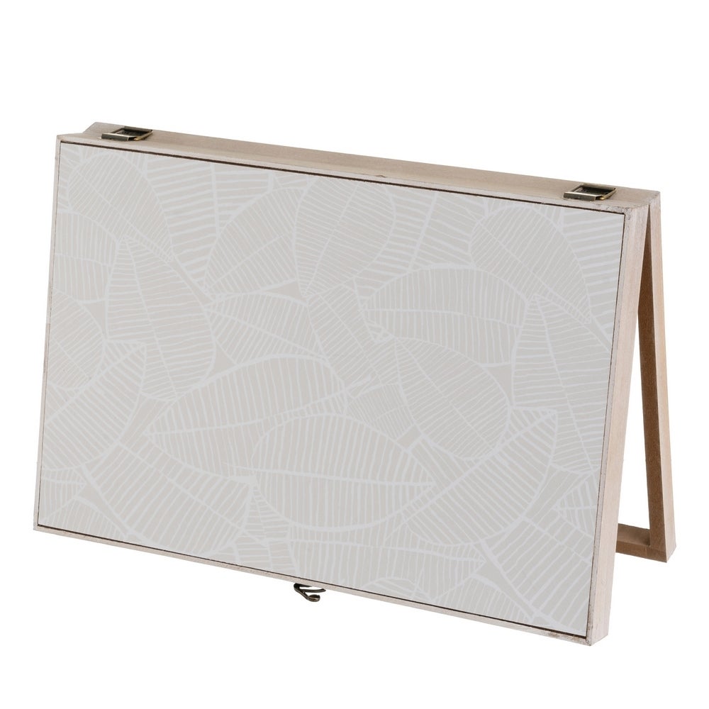 Tapa Contador con Hojas color Blanco