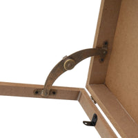 Tapa contador con geometría beige