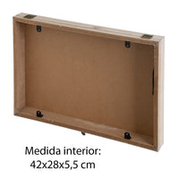 Tapa contador con geometría beige