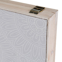 Tapa contador con mandala gris