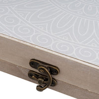 Tapa contador con mandala gris