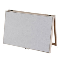 Tapa contador con mandala gris