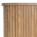 Aparador marrón de madera con 2 puertas