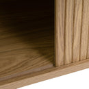 Aparador Elia de MDF color roble con 2 puertas de 80x40x80 cm