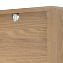 Estantería Elia de MDF color roble con 2 puertas de 80x40x172 cm