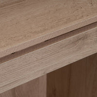 Armario modular natural de madera con barra y pantalonero extraíble