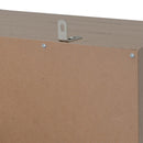 Armario modular natural de madera con barra y 4 cajones