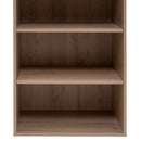 Armario modular natural de madera con 5 estantes