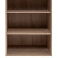 Armario modular natural de madera con 5 estantes