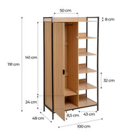 Armario modular Urban con baldas y colgador