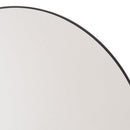 Espejo de pared negro de 49 cm