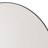 Espejo de pared negro de 49 cm