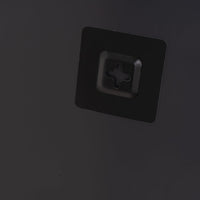 Espejo de pared negro de 49 cm