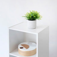 Estantería Cubo 2 estantes blanco