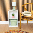 Estantería Cubo 2 estantes blanco