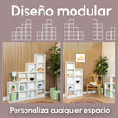 Estantería Cubo 3 estantes blanco