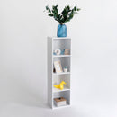 Estantería Cubo 4 estantes blanco